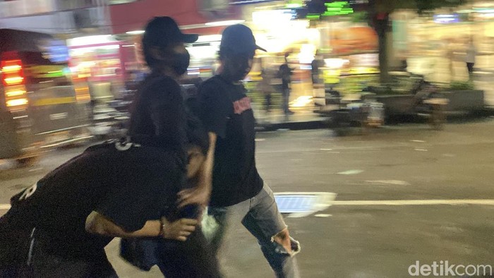 Aksi demo di Sukabumi