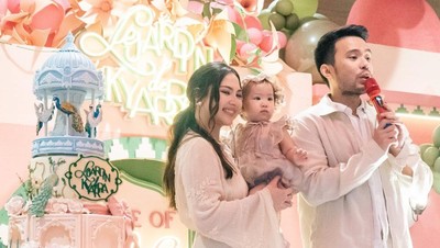 7 Foto Pesta Ultah ke-1 Kyarra Putri Jessica Mila, Digelar Mewah