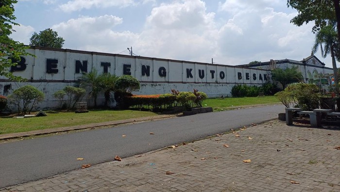 Benteng Kuto Besak di Palembang, Sumatera Selatan
