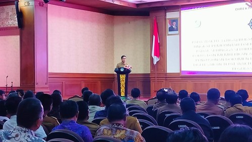 Bupati Adi Arnawa saat membuka Musrenbang RKPD Badung 2026 di Puspem Badung, Senin (24/3/2025).