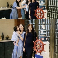 Clarissa sendiri tampil cantik kenakan dress panjang berwarna hitam denga lengan model cape blazer. Penampilannya juga tampak simpel dengan rambut yang dibiarkan terurai natural. Foto: Instagram/@clarissatanoe