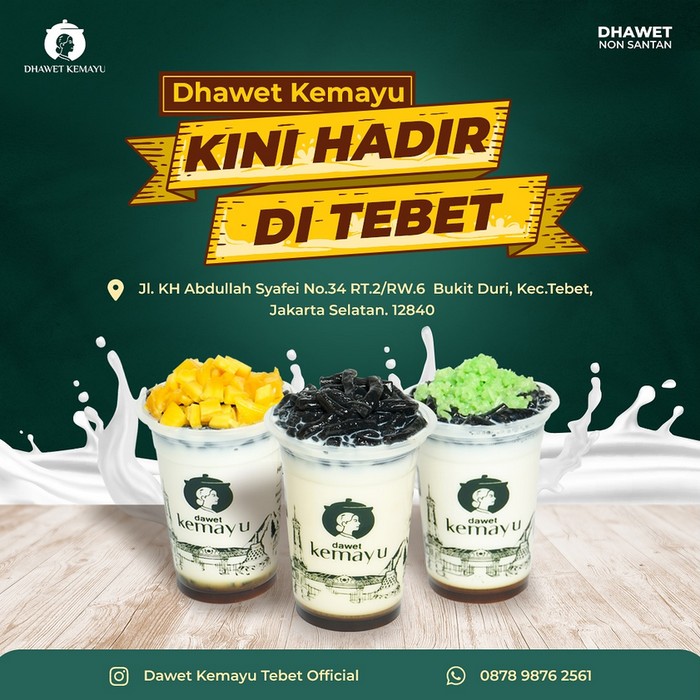 es dawet ireng di Jakarta dan sekitarnya