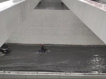 Solo Diguyur Hujan Deras, Underpass Joglo Sempat Tergenang