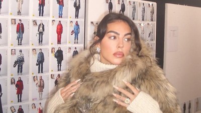 Foto Georgina Rodriguez Jadi Model, Belum Dinikahi Ronaldo, Tunggu Ada Klik