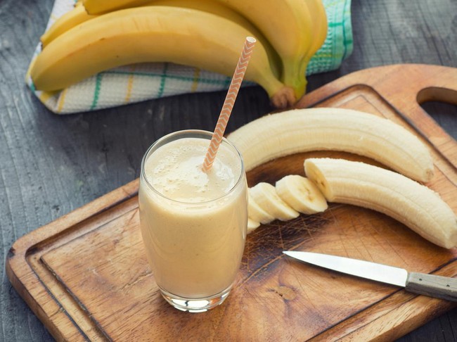 Ilustrasi jus pisang