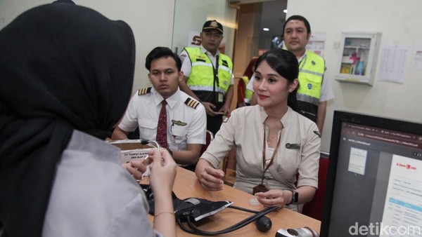 Potret Kru Lion Group Jalani Tes Kesehatan, Jamin Keselamatan Penumpang