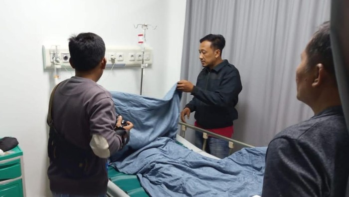 Korban ledakan petasan di Kediri saat dirawat di RS