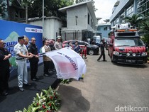 Menko PMK dan Kakorlantas Lepas Tim Liputan Mudik Transmedia