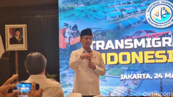 Menteri Transmigrasi (Mentras) Iftitah Sulaiman Suryanegara (Taufiq/detikcom).