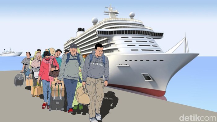 Mudik Idul Fitri naik Kapal Laut