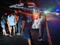 Pemudik Tabrak Pejalan Kaki di Jalan Denpasar-Gilimanuk hingga Luka Parah