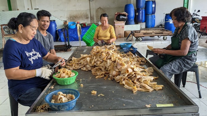 Pengusaha krupuk ramnbak di Tulungagung