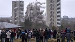 Perobohan 3 Apartemen di Skolatlandia Jadi Tontonan Warga