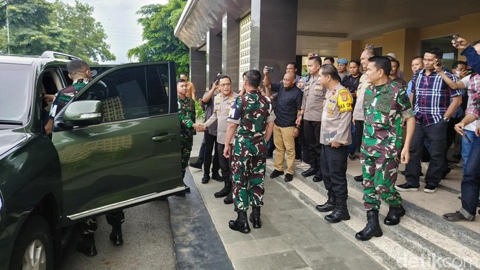 Petinggi TNI dan Polri mengadakan pertemuan di Mapolda Lampung