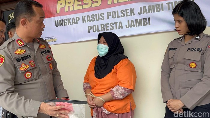 Polisi tangkap ibu-ibu pedagang kopi di Jambi usai menganiaya pedagang lain
