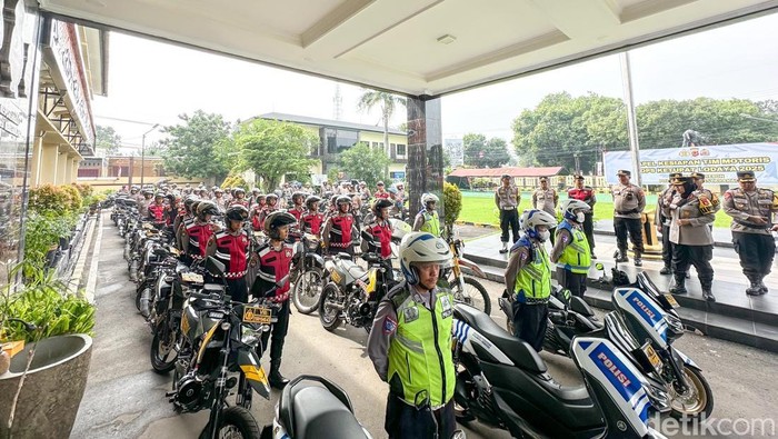 Ratusan motoris Polresta Cirebon
