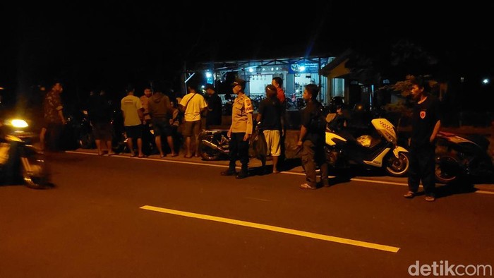 Kondisi TKP pascakejadian kejar-kejaran di Panjatan, Kulon Progo, Minggu (23/3/2025).