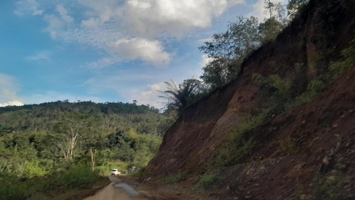 Salah satu wilayah di Bengkulu yang rawan longsor.