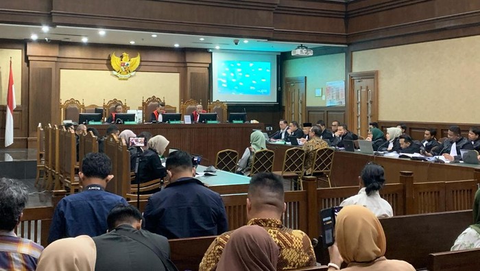 Sidang kasus korupsi impor gula (Mulia/detikcom)