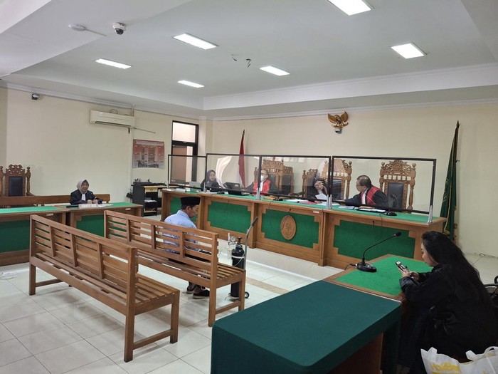 Sidang pembacaan putusan terdakwa Kasidi, eks Lurah Maguwoharjo, Sleman, di Pengadilan Tipikor pada Pengadilan Negeri (PN) Jogja, Senin (24/3/2025).