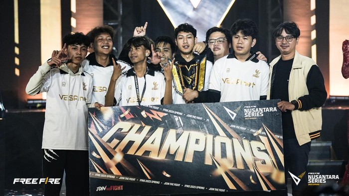 Turnamen Free Fire tier satu di Indonesia, FFNS 2025 Spring, resmi berakhir. Gelar juaranya sukses disabet oleh Sriwijaya Esports.