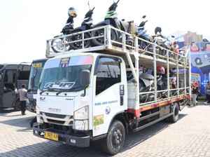 Senangnya Pemudik Ikut Valet Ride Polda Jateng: Ongkos Mudik Jadi Murah
