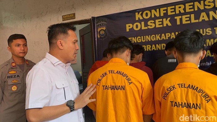 Dua remaja geng motor yang diamankan saat hendak tawuran di Jambi ditetapkan sebagai tersangka