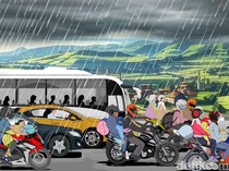 Perjuangan Cecen Mudik dari Sampit ke Lampung, Harus Naik 3 Moda Transportasi