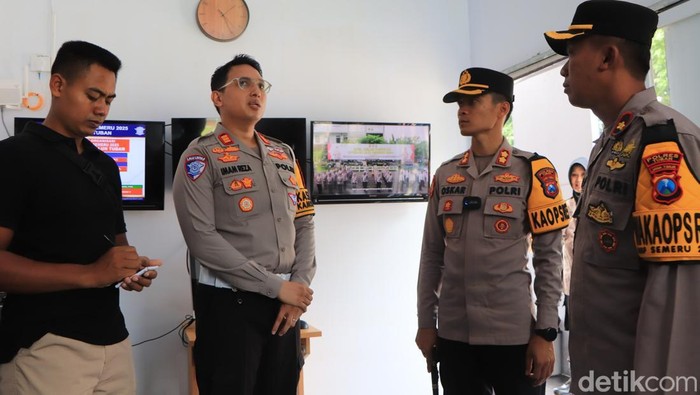 Kapolres Tuban AKBP Oskar Syamsudin Bersama PJU, Cek Kesiapan pos lebaran
