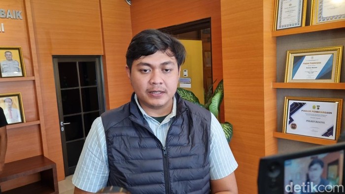 Kasat Reskrim Polres Bantul, Iptu Iqbal Satya Bimantara saat memberikan keterangan di Polres Bantul, Selasa (25/3/2025).