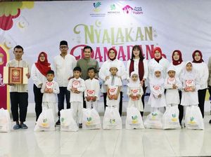 Fatma Gus Ipul Beri Motivasi & Bantuan untuk Ratusan Anak Yatim di Jakarta