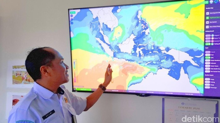 Kepala Badan Meteorologi, Klimatologi, dan Geofisika (BMKG) Kota Tarakan M Sulam Khilmi.