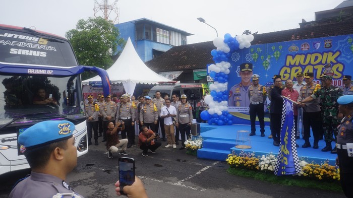 Mudik gratis dari Polda Bali