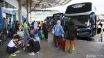 Pemudik di Terminal Pulo Gebang Mulai Meningkat