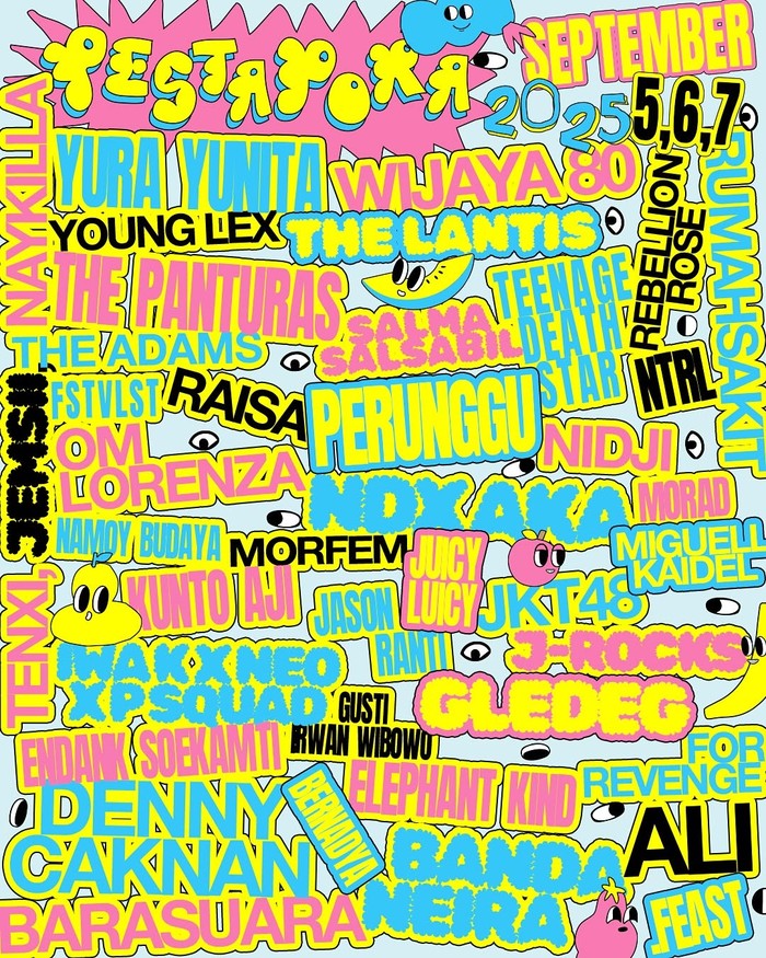 Pestapora Festival musik Pestapora kembali hadir pada 5-7 September 2025 di Jakarta.
