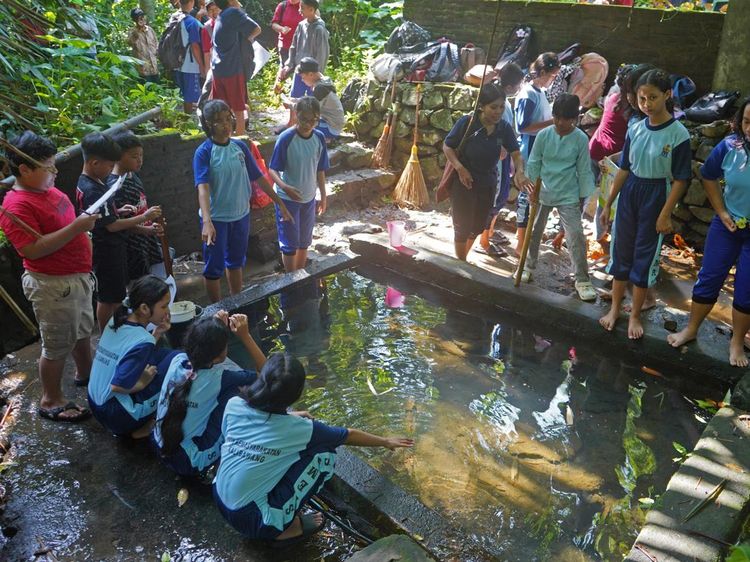Puluhan Pelajar Asyik Belajar Mengenal Alam di Pegunungan Menoreh