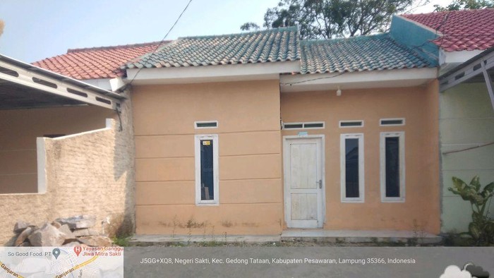 Rumah murah di Gedong Tataan, Kabupaten Pesawaran, Lampung.