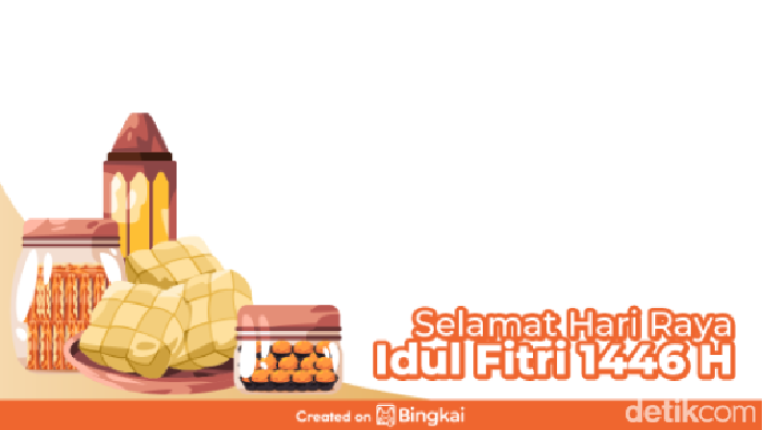 Twibbon Idulfitri 2025.