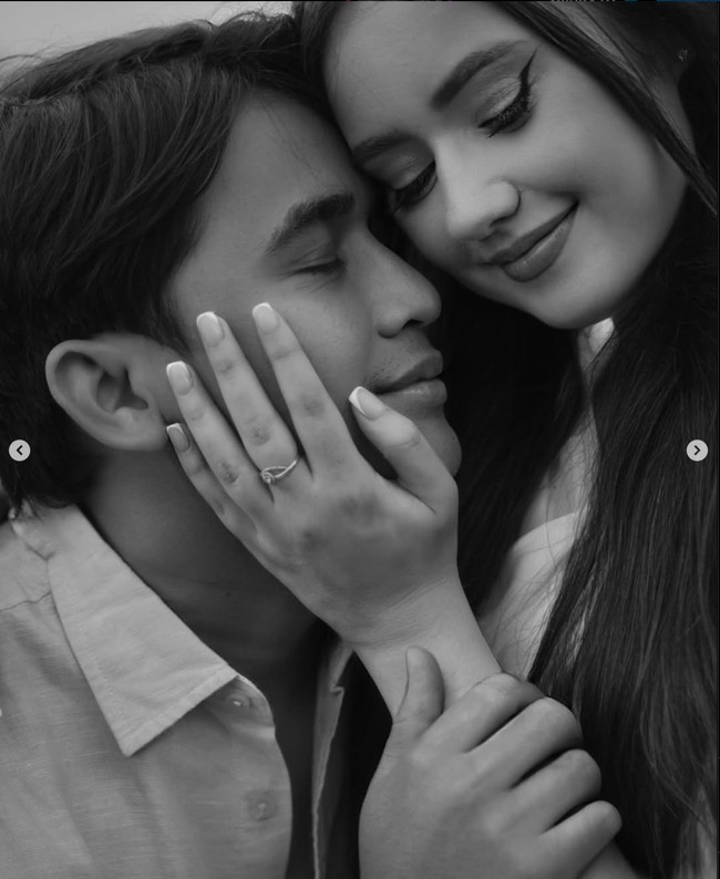 Vika Kolesnaya sendiri dikenal sebagai model dan influencer asal Belarus. Namanya makin dikenal publik setelah berpacaran dengan Billy Syahputra. Keduanya go publik pada awal Januari 2025. Foto: Instagram/@vika.kolesnaya