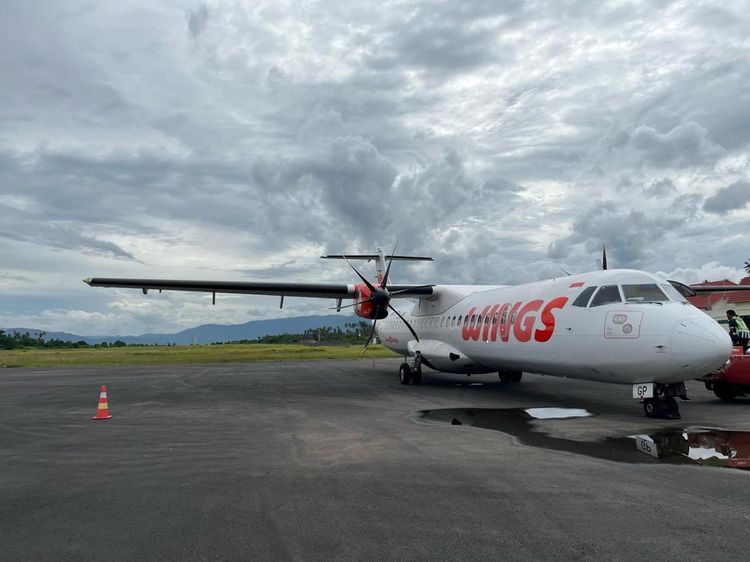 Wings Air Mendarat di Halmahera Timur