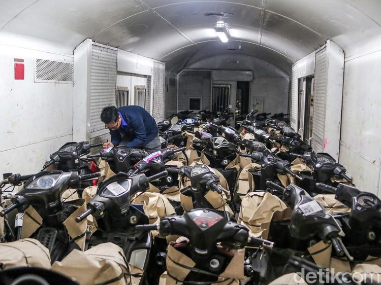 7.424 Sepeda Motor Diberangkatkan Program Motis 2025