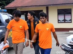 Gasak Mesin Dinamo Gudang Besi, Dua Pria di Jambi Ditangkap Polisi