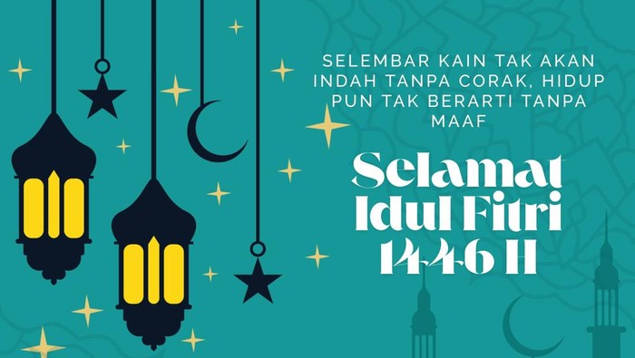 Kartu Ucapan Idul Fitri 2025