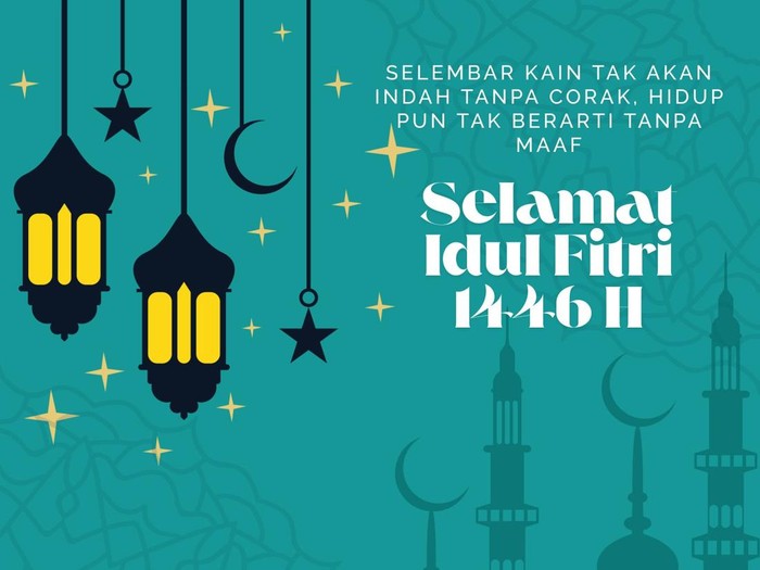 Kartu Ucapan Idul Fitri 2025