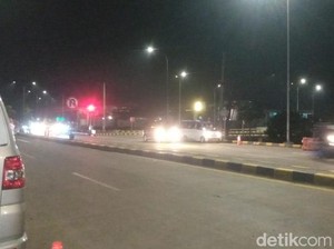 H-5 Lebaran, Arus Mudik di Exit Tol Bocimi Sukabumi Ramai Lancar