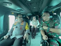 Video Menko PMK, Kapolri hingga Panglima TNI Naik Heli Pantau Pelabuhan Merak