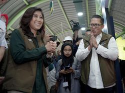 Momen Menkomdigi Cek Kesiapan Jaringan di Jalur Mudik Kereta Api