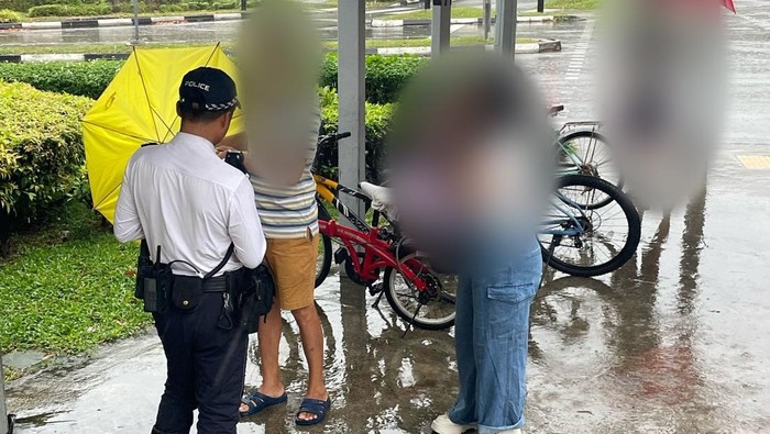Pejalan kaki di Singapura