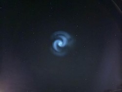 Penampakan Spiral Biru di Langit Eropa Bikin Geger, Dikira UFO