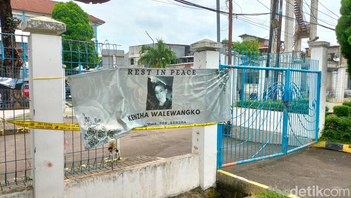 Penampakan TKP mahasiswa UKI tewas.